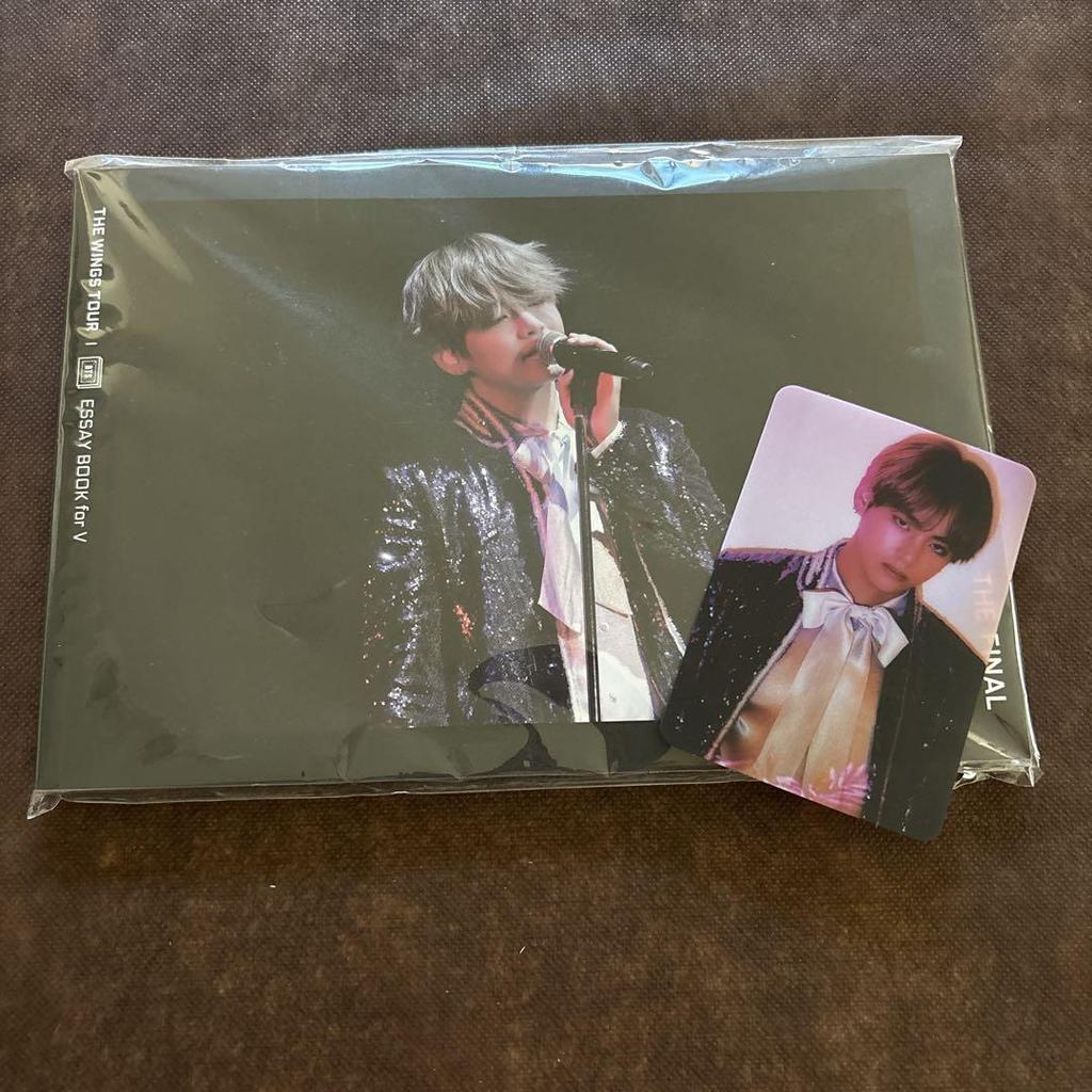 [USED] BTS THE WINGS FINAL Essay Book Trading Card V Taehyung
