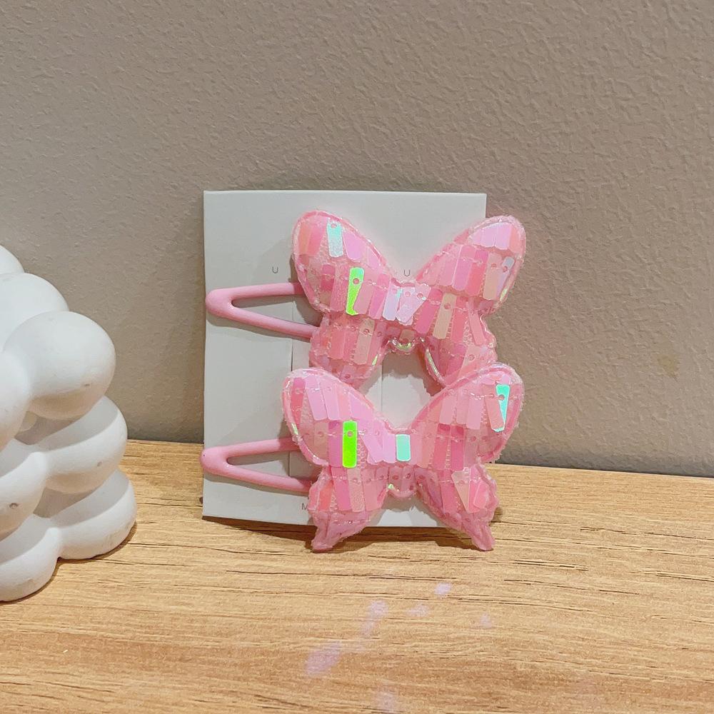 2 шт. новые милые заколки для волос принцессы с бабочкой и пентаграммой для девочек, детские головные уборы, заколки для волос, заколки, аксессуары для волос