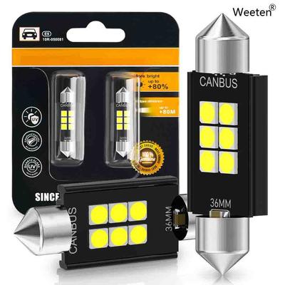 2 шт. 12 В C5W 31 мм 36 мм 39 мм 41 мм 3030 6 SMD Автомобильные гирлянды гирлянды Авто Интерьер Купол Лампа Для Чтения Белый