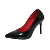 Summer New Pointed Thin Heel Temperament High Heel Light Mouth Patent Leather Single Shoes Nude Versatile High Heels