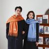 Cashmere Scarf Women's Autumn and Winter Premium Thick Warm Solid Color Scarf Versatile Couple's Wool Scarf