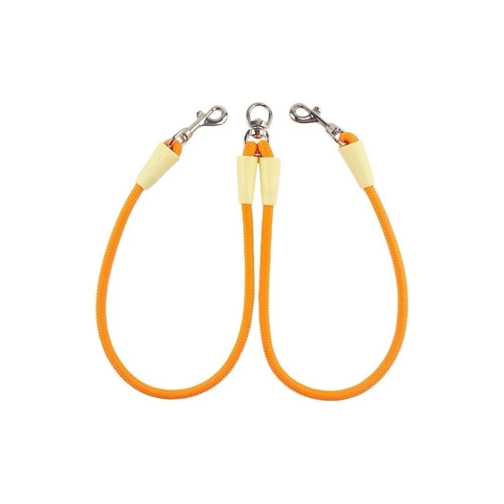 Durable 2 Dogs Pet Leash Nylon Extended Pet Leash Belt 2 in 1 Dual-Headed Leash Walking Two Dogs