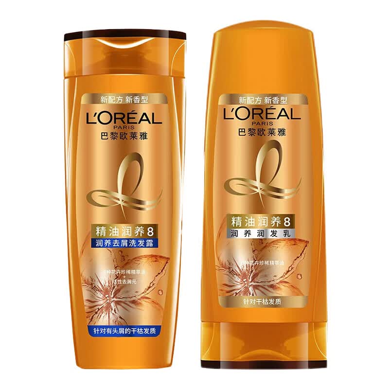 Набор шампуня и кондиционера L'Oréal с эфирными маслами против перхоти