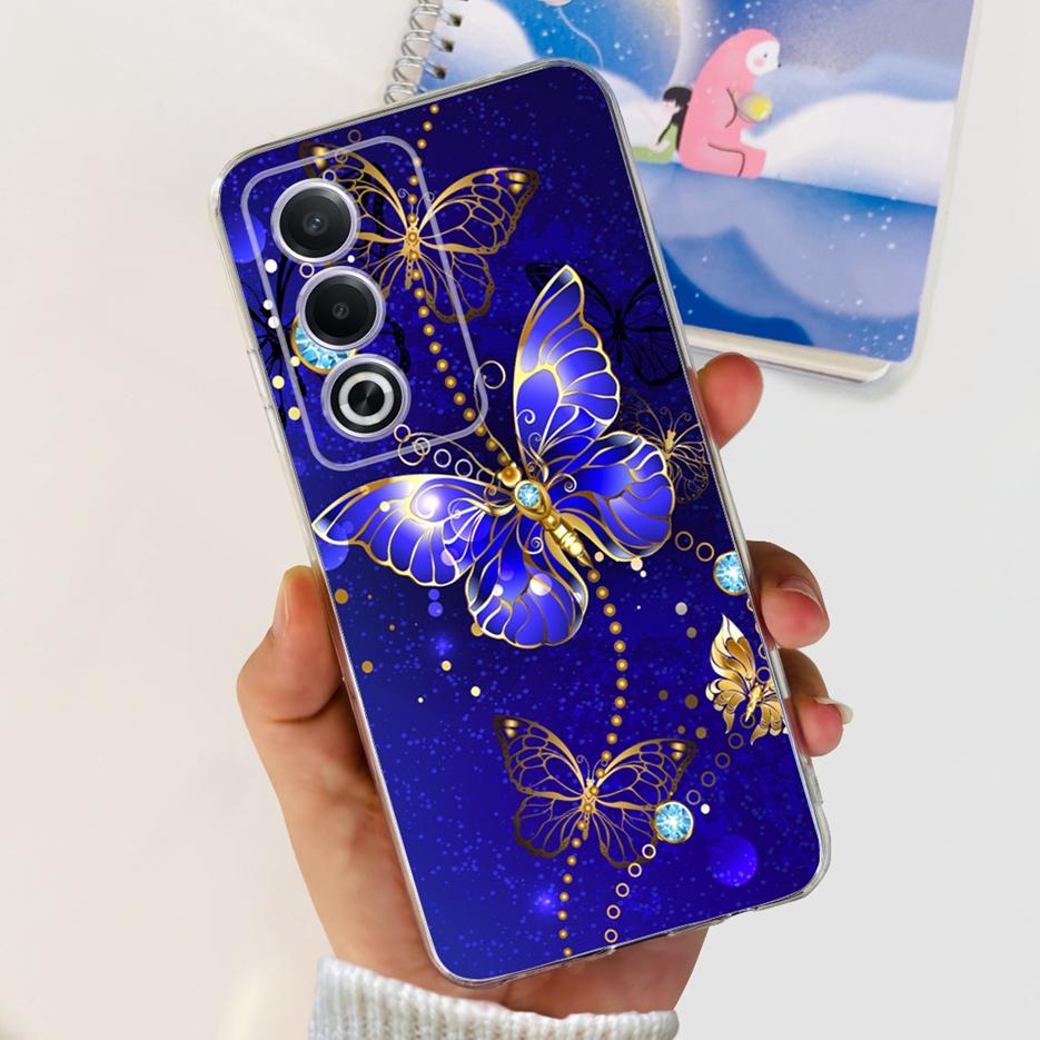 For Oppo A80 5G Case CPH2639 Cute Painted Cover Clear Silicone Soft TPU Phone Case For Oppo A3 Pro A3pro 5G OppoA80 Shell Bumper