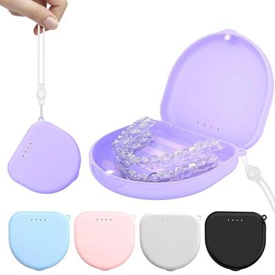 Многофункциональный невидимый бокс для хранения брекетов Пластиковый контейнер для хранения ортодонтических зубных протезов Бокс-лоток для хранения Бокс для ретейнера