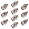 RCA To BNC Plug Conversion Plugs Converters! 10-Pack / AD411-10P