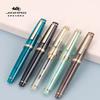 Перьевая ручка Jinhao 82 с золотой отделкой, акриловый корпус, тонкое перо для письма, каллиграфии, подписи, школьные и офисные принадлежности, канцелярские товары