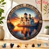 2D Flat Acrylic Puzzle Sun Catcher 83pcs, Eastern Orthodox Church Scenery Theme Sun Catcher Puzzle, Home Garden Decoration, Suitable for Christmas, Th