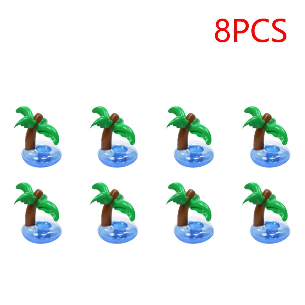 Floating Inflatable Coconut Tree Cup Holder Beverage Coasters Beach Party Supplies Beverage Boats Baby Pool Drink Holder