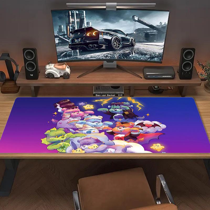 Care Bears2 Print  Cushion Non-slip Laptop Tablet Big Mousepad XXL Mat Mini PC Playmat With Lock edge