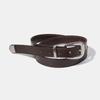 Halden Western Round Square Belt (T010_brown)