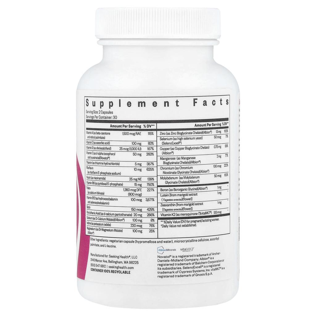 Пренатальные essentials Mf, без метила, 60 капсул
