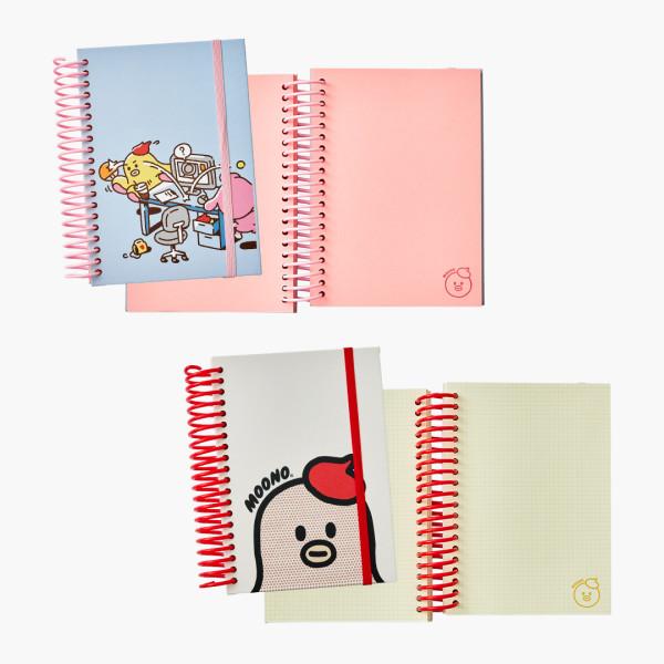 MOONO весенний одноцветный и миллиметровый блокнот