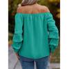 Women Pullovers Blouses and Shirts Ladies Autumn Winter Long Sleeve Off the Shoulder Shirt Tops
