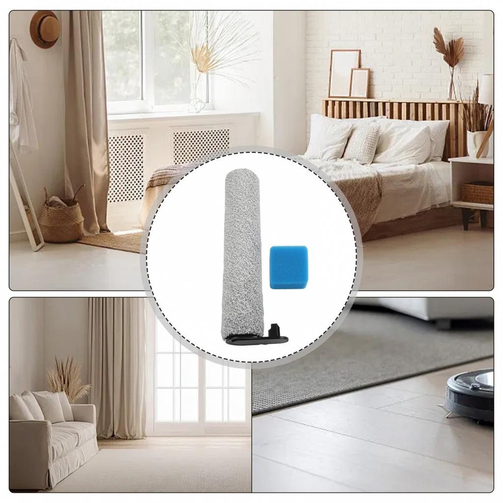 Беспроводной очиститель пола Роликовая щетка Фильтр Долговечность