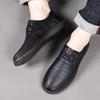 Мужская обувь из натуральной кожи, роскошные повседневные деловые мокасины, кроссовки для мужчин, тенденции 2024 года, удобная обувь для общественного отдыха