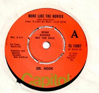 7-дюймовый рекорд DR. ТРЕК - Больше похоже на кино  CL15967PROMO Capitol Records 1978 UK Rock Б/у