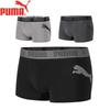 Puma Мужские спортивные хлопковые боксеры-брифы с большим логотипом, 3 шт.