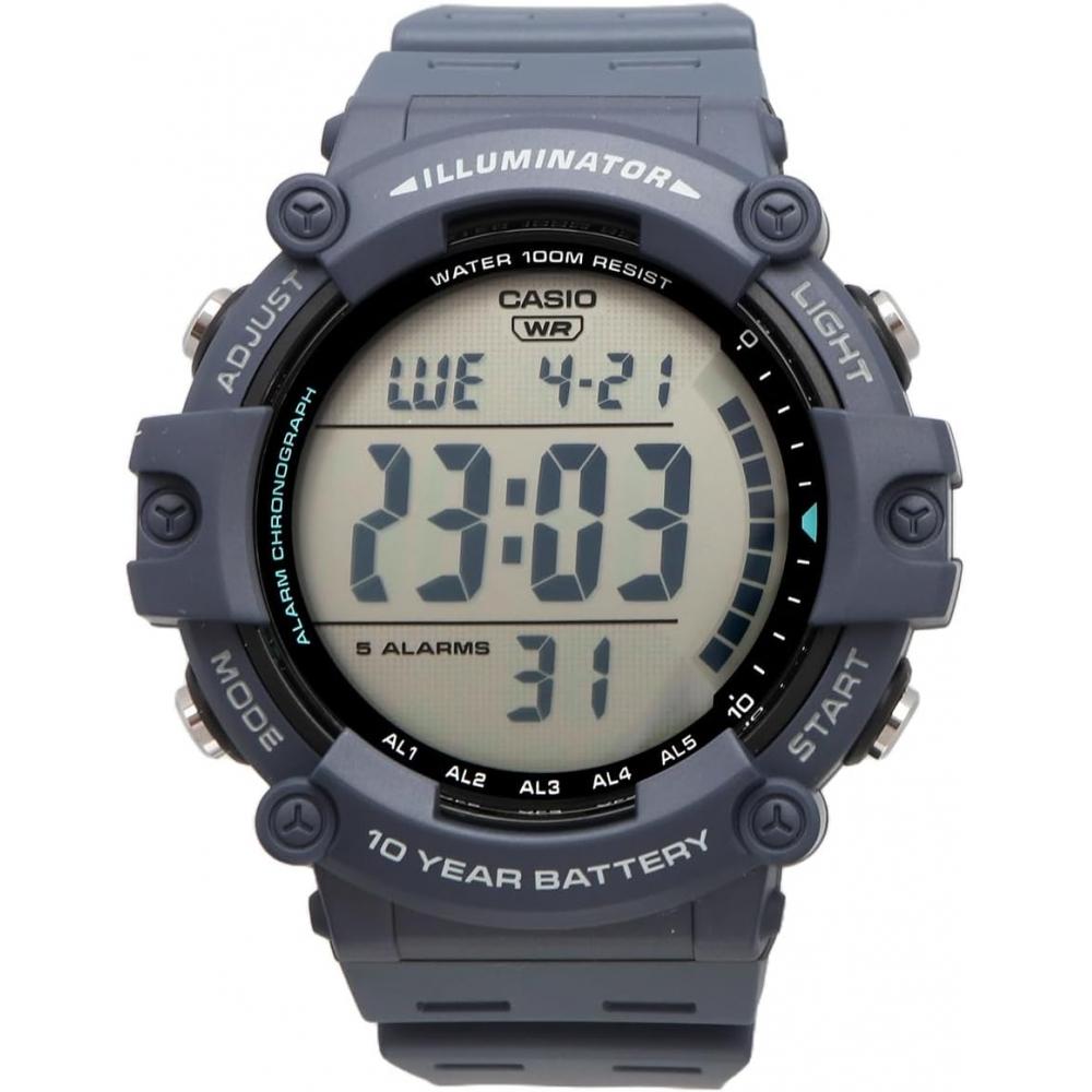 Casio Мужские цифровые часы Сине-серые Ae 1500wh 2av