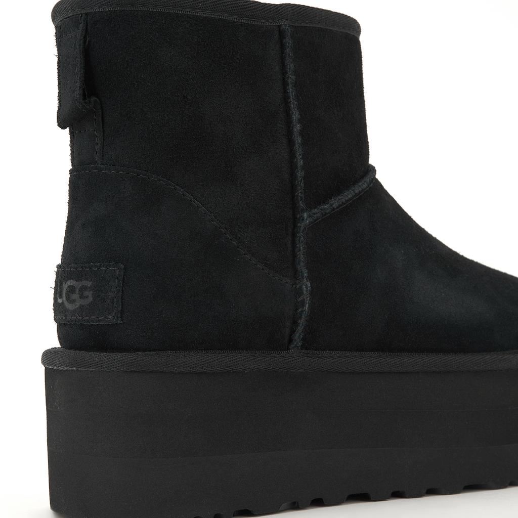 UGG Классические мини-ботинки на платформе, черные женские кроссовки 1134991-BLK