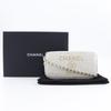 Chanel Deauville Цепочка на плечо Сумка через плечо A84415 Клатч 2-в-1 Белый твид Женская Б/у