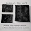 Dark, intricate, geometric. Bedding Duvet cover sets Duvet covers Pillowcases gifts (1 * Duvet Cover 2 * Pillowcases, without duvet insert)