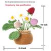 Tulip Flowerpot Flower/Sunflower Crochet Kit Crochet Starter Kit Handmade Crafts Lovers