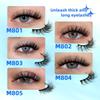 3/7 Pairs Cat Eye Lashes Soft Fluffy Faux Cils Fox Half Lashes Natural Long False Eyelashes Extension Makeup Fake Mink Eyelashes