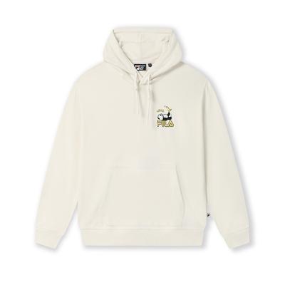 Fila Наследие Панды Мода Универсальный Толстый Худи Свободный Вязаный Свитшот Унисекс свитшот F51U538201F-IV