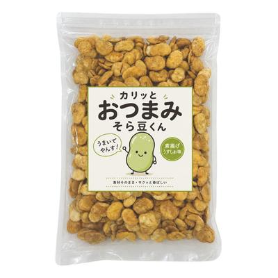 Broad Beans Fried Lightly Salted 350g Large Size Snack Resealable Bag Shinshu Good Things Lab