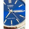 Б/у [CASIO] Casio MTP-1239DJ | Синий циферблат | Кварцевые часы | Мужские | Рабочее состояние | Заменена новая батарейка |