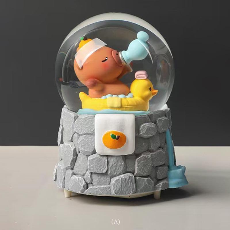Астронавт Хрустальный шар Музыкальная шкатулка Украшение - Студент Снежный шар Подарок на день рождения