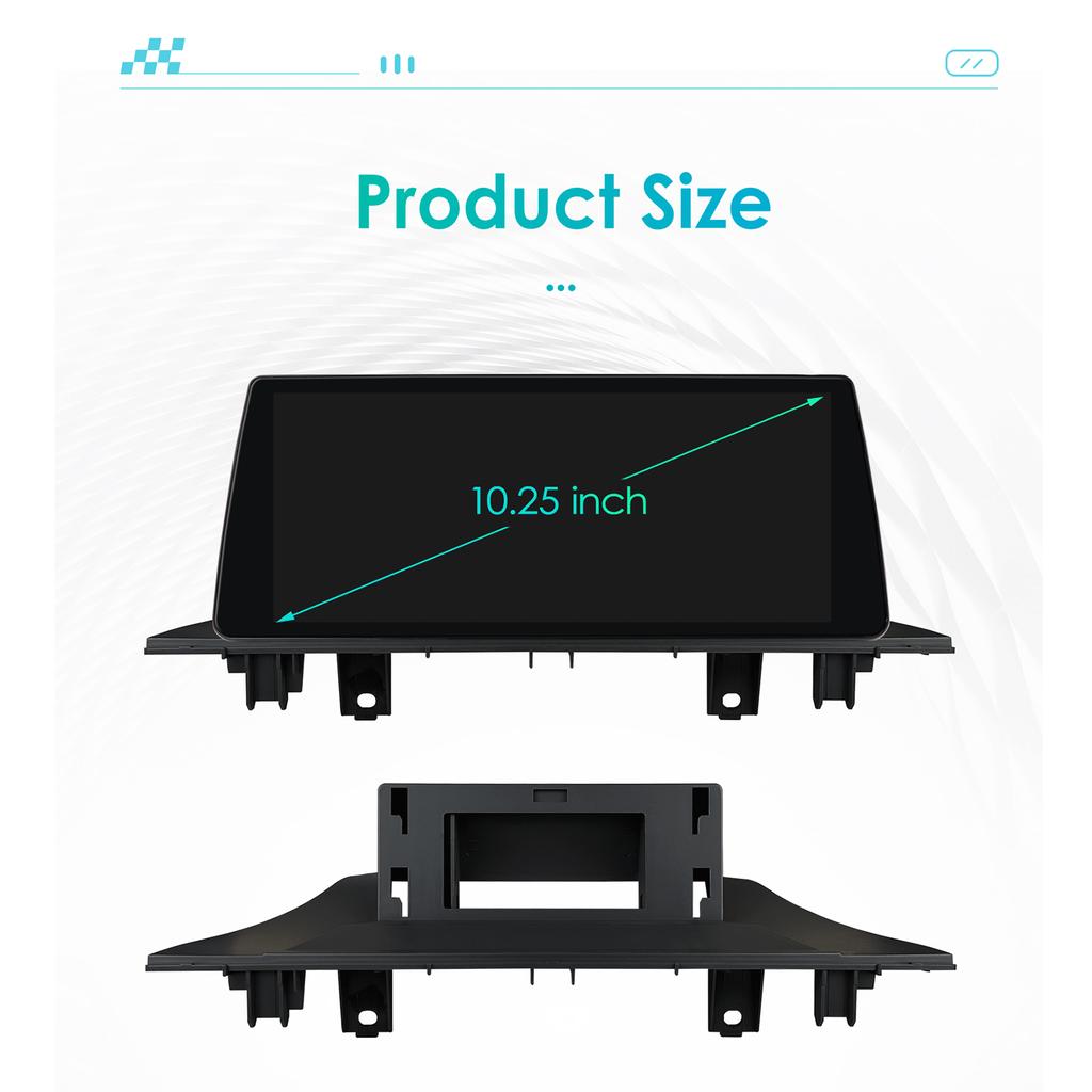 OSSURET Для BMW X1 F48 (2016-2017)NBT с GPS-навигацией, радио, видео, автомобильным стерео, мультимедийным проигрывателем, беспроводным Carplay, Android Auto, интеллектуальным экраном