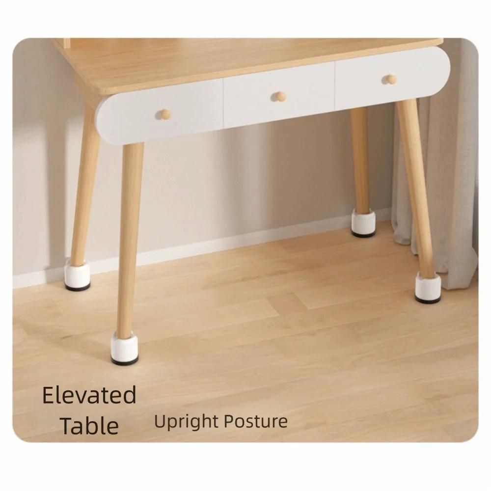 Professional Heavy-Duty Furniture Foot Pad Silicone Round Bed Lifts Risers Adjustable Non-slip Bed Lifter Refrigerator