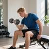Dumbbells With Knurled Handle Cast Iron Dumbbell 2 X 12.5 Kg For Home Gym Strength Training