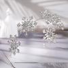 Silver Color Snowflake Crown Rhinestone Tiaras Bridal Headpiece Fairy Crown  Hair Accessories
