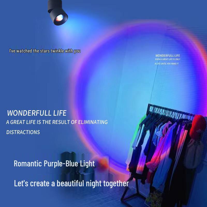 Накладной спот закатного красного цвета - Атмосферный потолочный светильник для прихожей и коридора