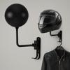 Wall Mounted Motorcycle Helmet Rack Space Aluminum Helmet Display Rack Helmet Holder  Coats