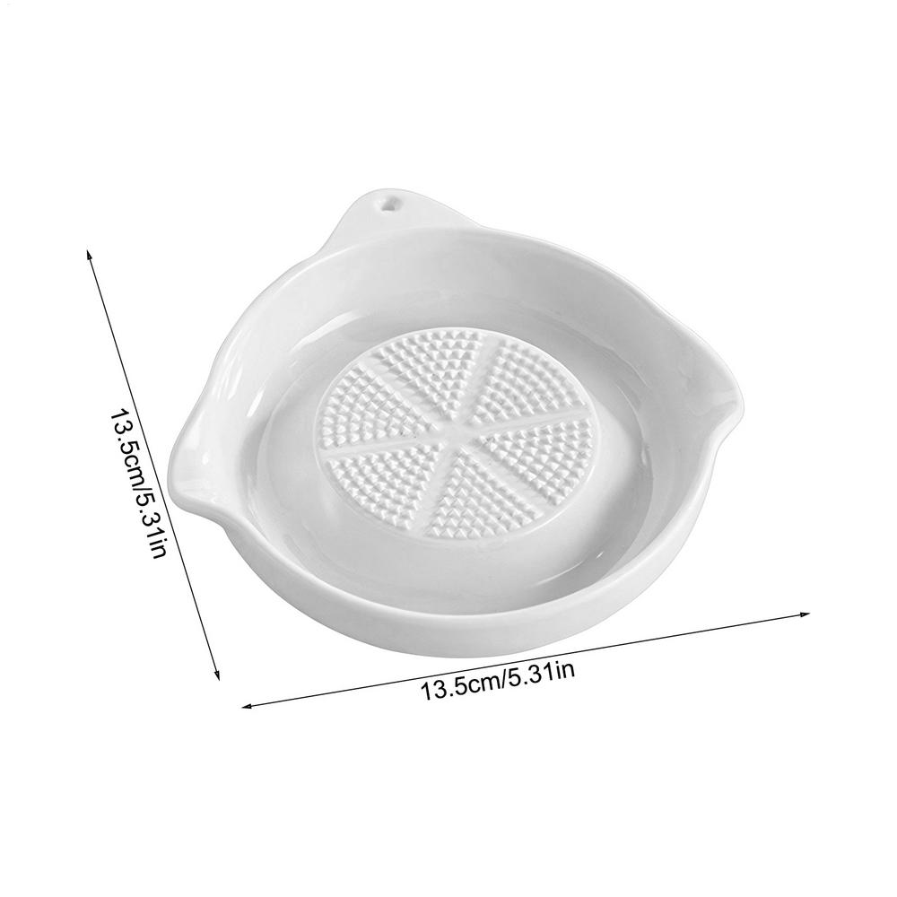 Grater Plate for Ginger Garlic Onion Cheese Lemon Hand Grinder Garlic Masher Portable Porcelain Carrot Grinding Kitchen Tool