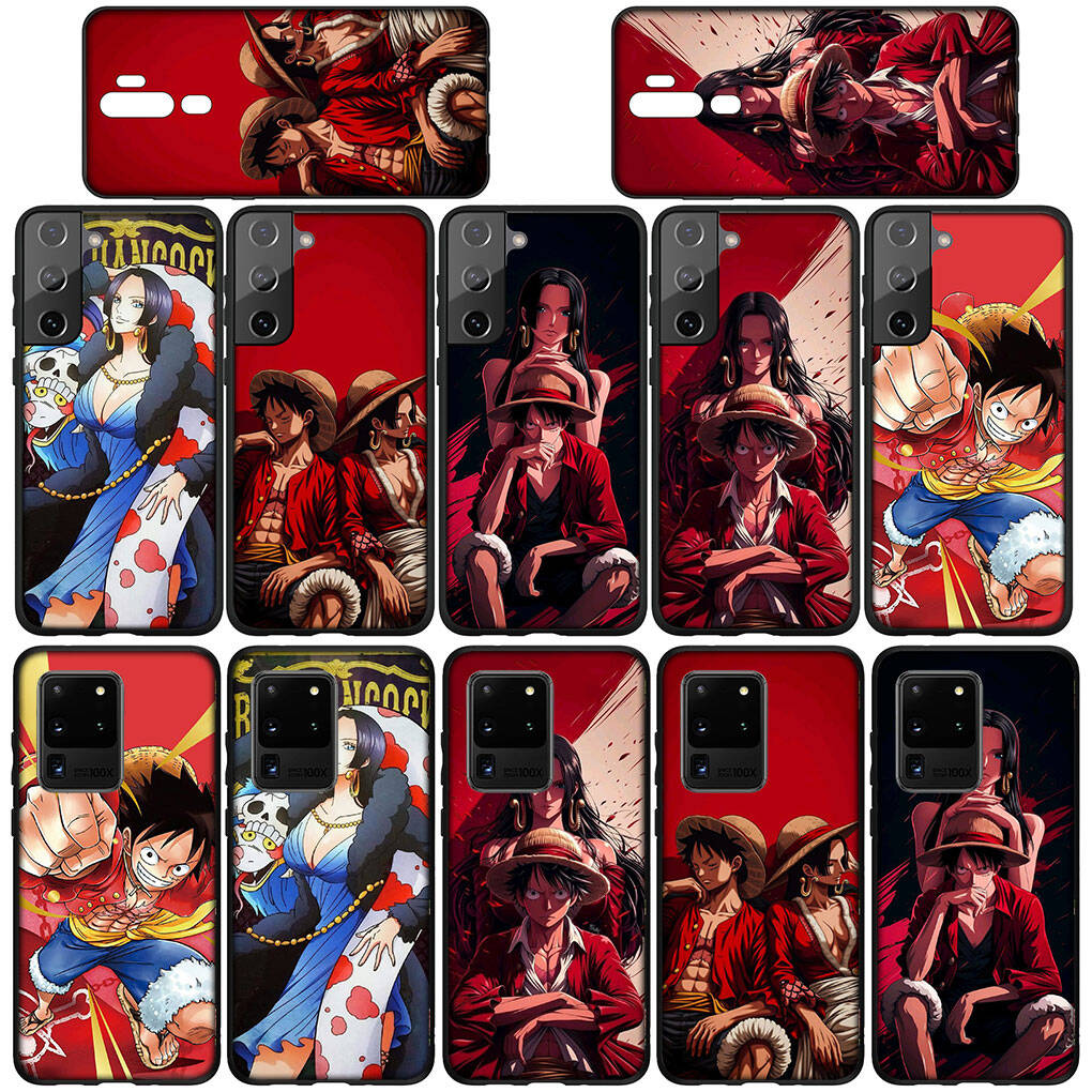 Чехол для телефона для iPhone 17 15 16 Plus Redmi Note 14 12 11 13 Pro Max Huawei P30 P20 Lite OPPO A60 A80 A38 A54 Boa Hancock Funda One Pieces Luffy Cover