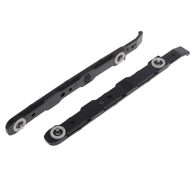 1Pair New Black Chassis Hard Drive Mounting Plastic Rails For Cooler Master
