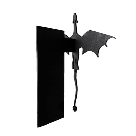 1 шт./2 шт. Украшение для книжной полки в виде дракона, Знак для книжной полки в виде дракона ручной работы, Крутые аксессуары для книжного уголка