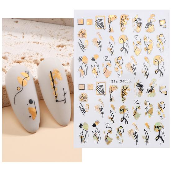 Стильные наклейки для ногтей Креативные легкие DIY