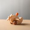 Detachable Aircraft Beech Figures Wooden Aircraft Montessori Toys  Baby Gifts