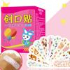 100pcs Waterproof Wound Dressing Adhesive Bandages Skin Dressing Patch Cartoon Band First Aid