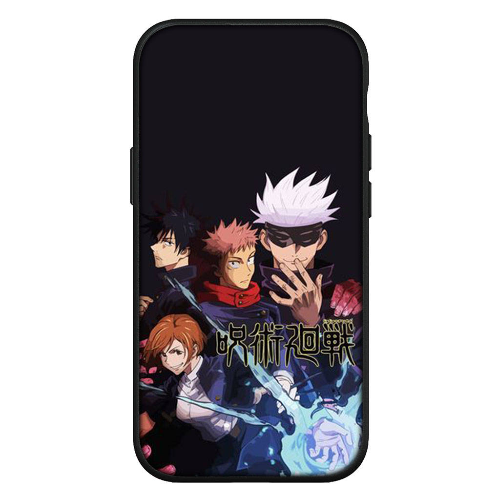 Чехол для iPhone 16 15 Xiaomi Redmi Note 14 13 12 11 Pro Max X 16e Samsung Galaxy S25 S24 S23 Moto OPPO Huawei Jujutsu Kaisen Gojo Satoru Itadori Yuji
