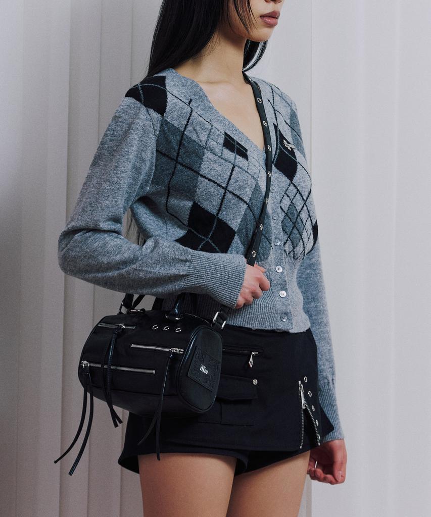 Мини-сумка Illio Black Zipper Rider