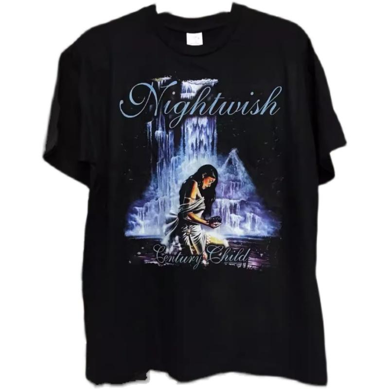 Nightwish Nightwish Банда Периферия, Мужские и женские футболки с коротким рукавом, Метал Готика Дьябло Ниша