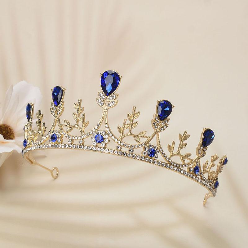 Французский ретро дворец король и королева волосы корона аксессуары для волос корона невесты ювелирные изделия свадьба свадебные украшения головной убор