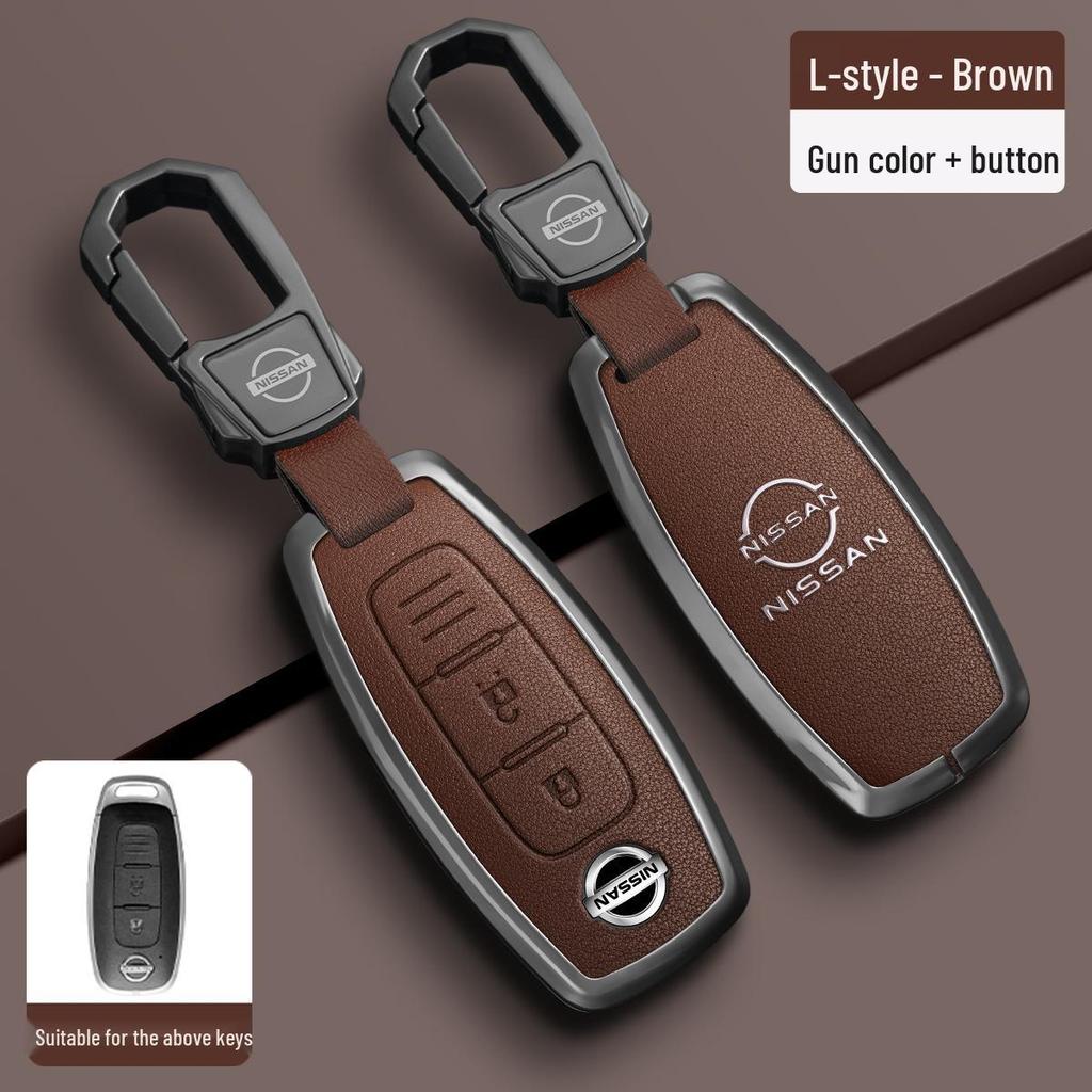 Подходит для крышек ключей Nissan Teana 14-го поколения, Sylphy, Qashqai, T-Roc, X-Trail, Tiida, Kicks, Murano и других моделей.